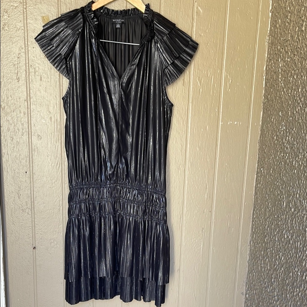 Current Air Black Pleated Dress